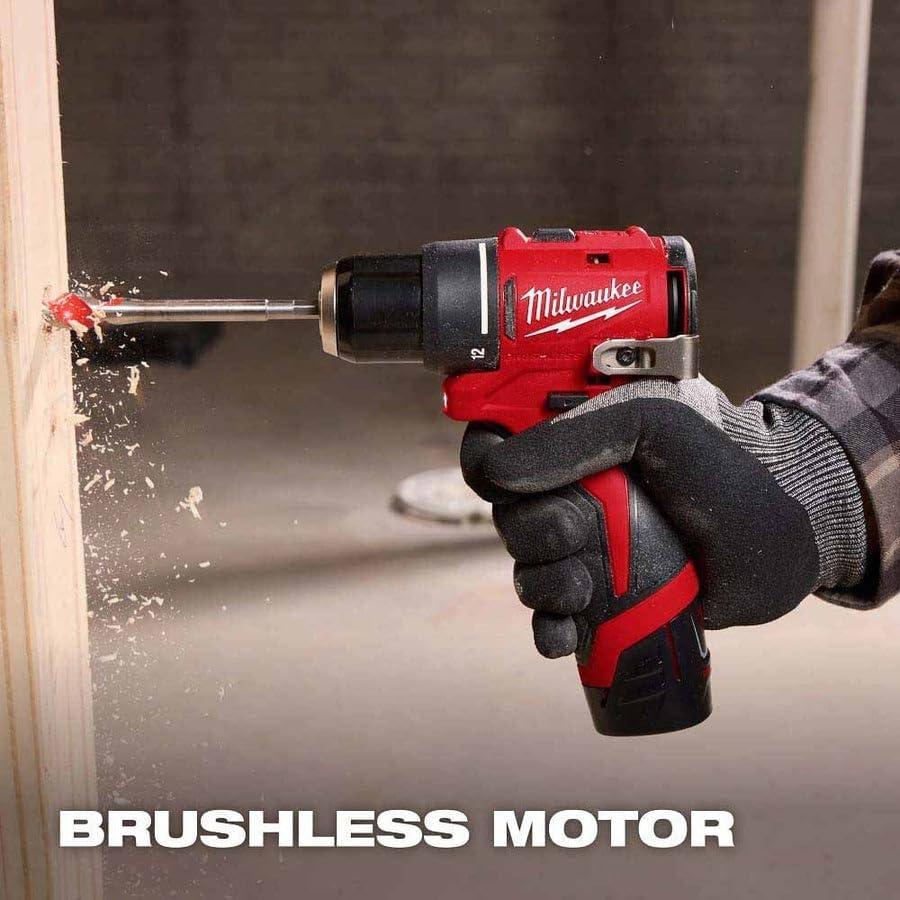 Taladro Atornillador Milwaukee M12 Brushless 12V 0.72kg
