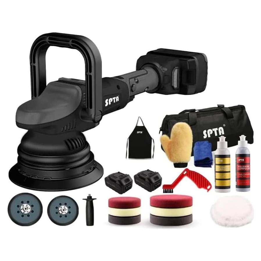 Pulidora Inalámbrica SPTA 18V 5" Órbita 15mm 2000-4800 OPM