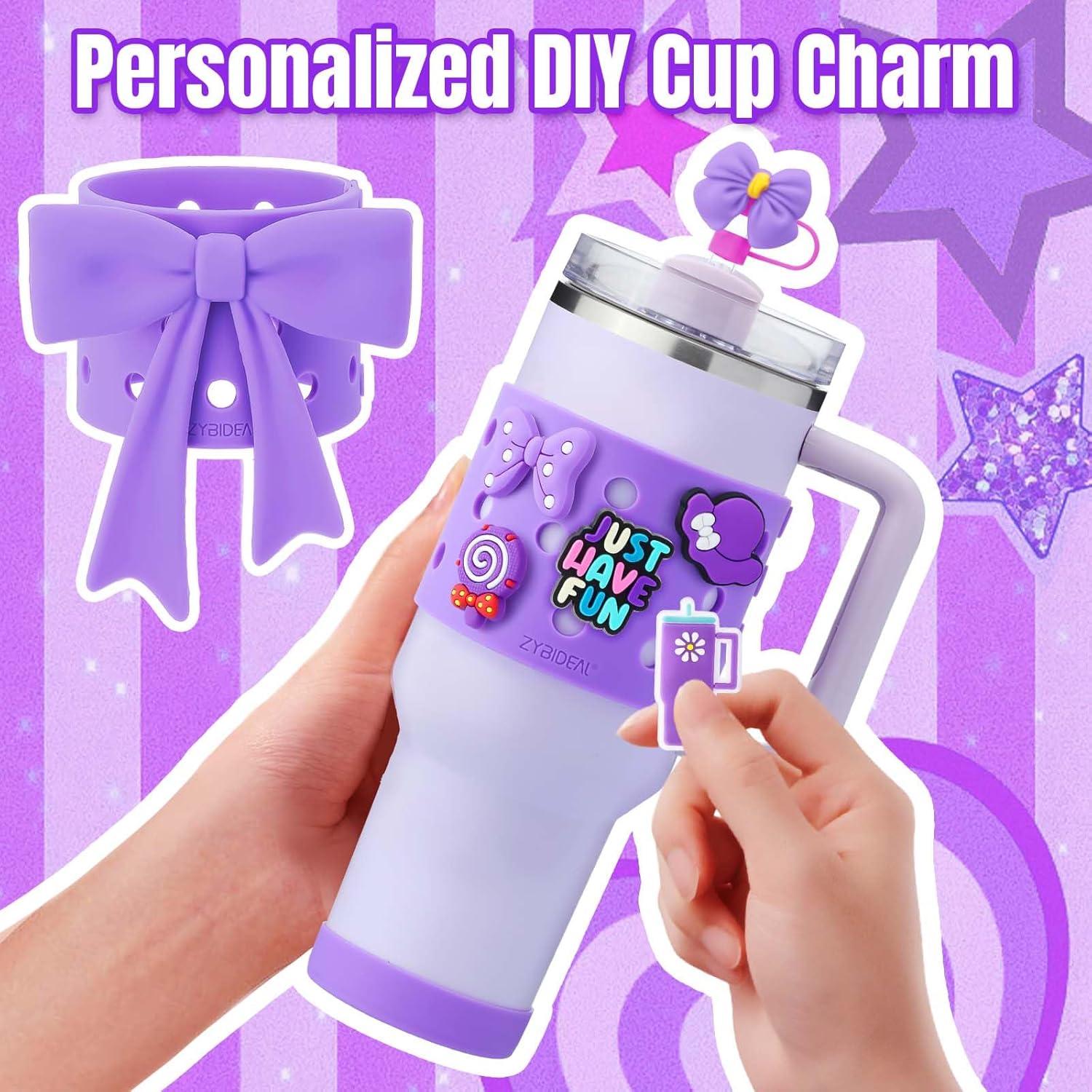 Accesorios para Taza Stanley 40oz ZYBIDEAL - 9 Piezas Morado