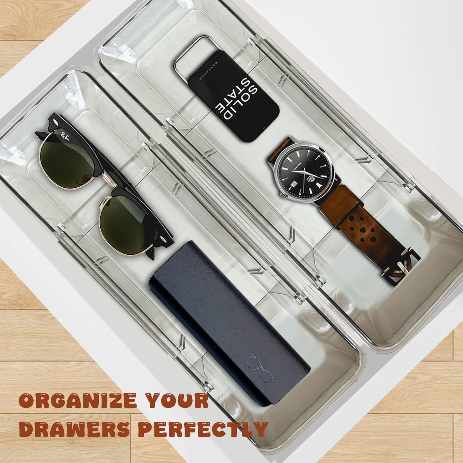 Organizador Expandible de Popotes YUANQIZHU para Cajón 26.7-38.7 cm