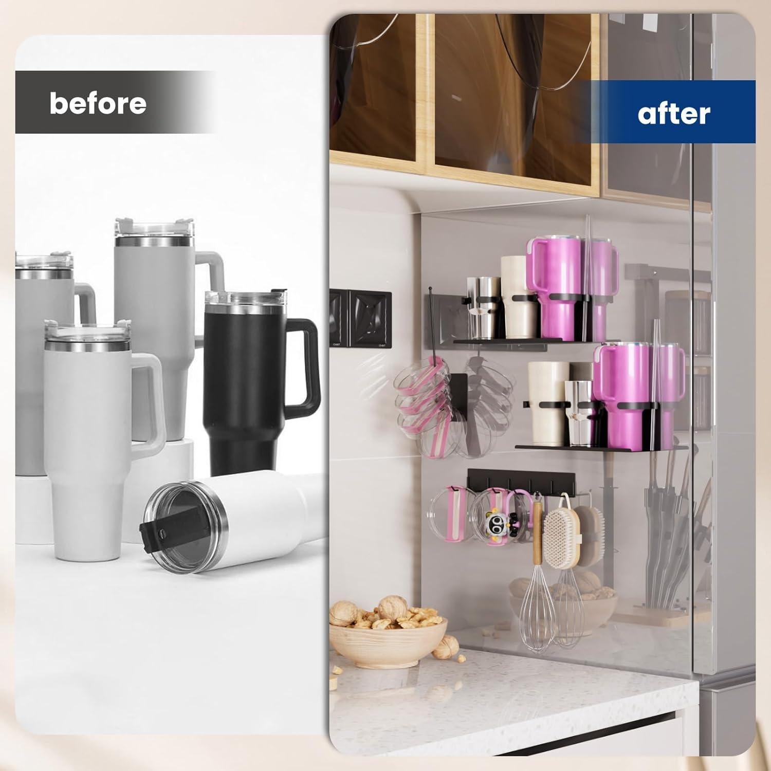 Soporte Magnético para Tazas CINPIUK - Organizador de Refrigerador