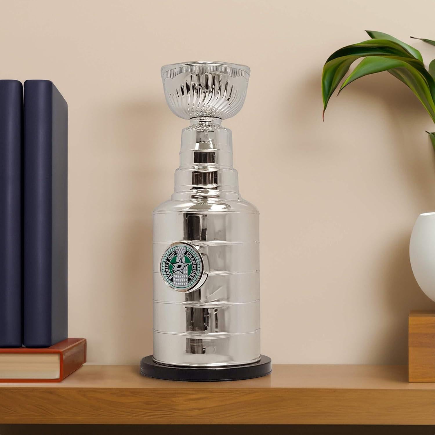 Banco de Monedas Copa Stanley Dallas Stars 35.56 cm