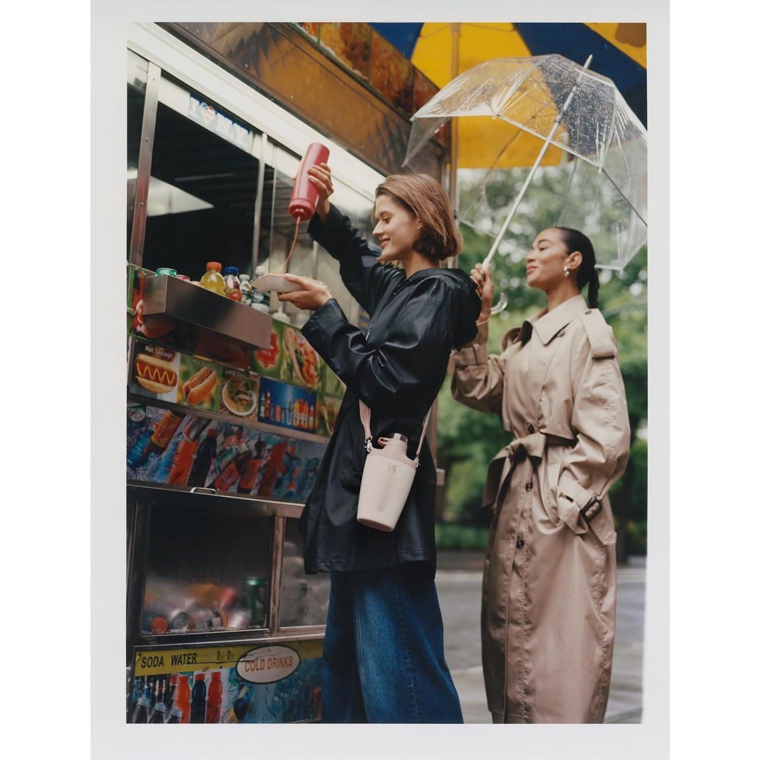 Estuche Esencial Midi STANLEY para Botella Cross Cuarzo Rosa