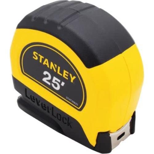Regla de Cinta Stanley LeverLock 7.62m Amarillo