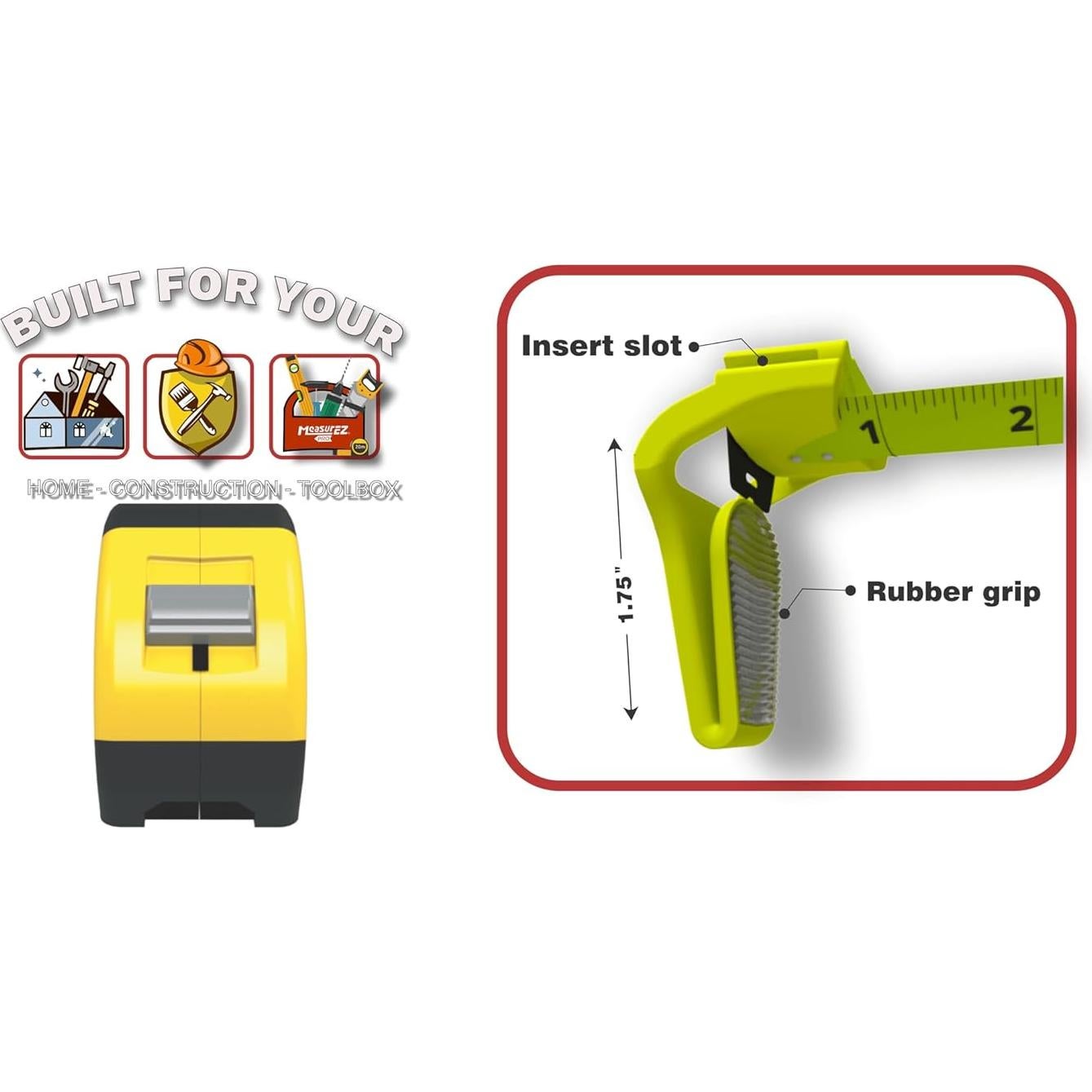 Gancho de extensión para cinta métrica MeasurEZ - Antideslizante