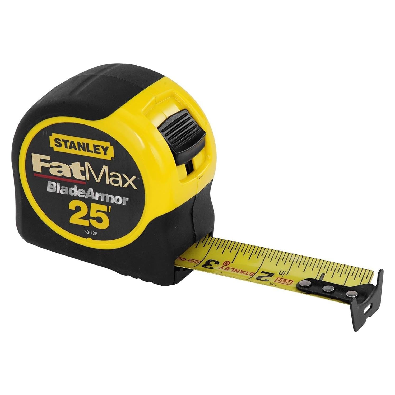 Cinta Métrica Stanley FatMax 25 pies (7.62 m) 1.25" (3.18 cm) 5 Piezas