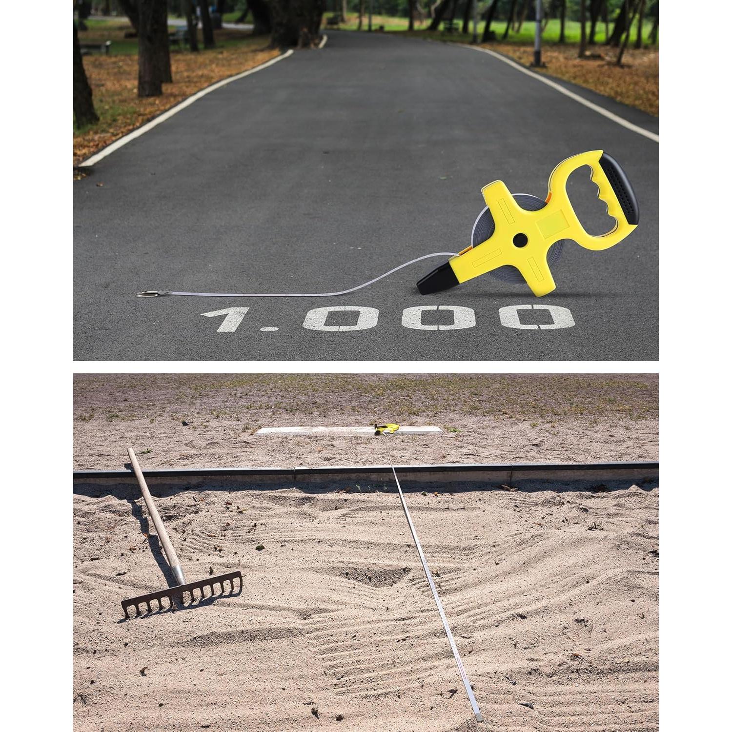 Cinta Métrica Lichamp 50M de Acero Reforzado para Ingenieros