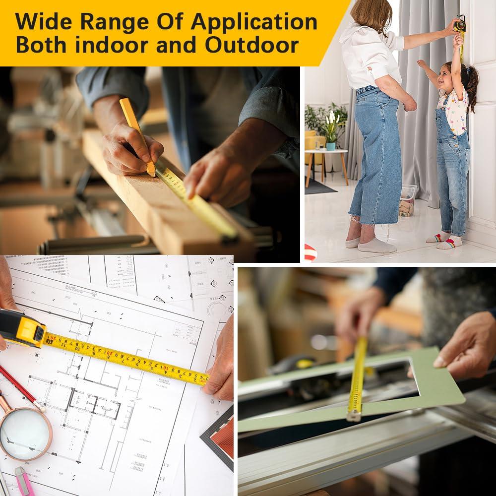 Cinta Métrica 7.5 m KIYFXA Auto-Bloqueante Fácil de Leer