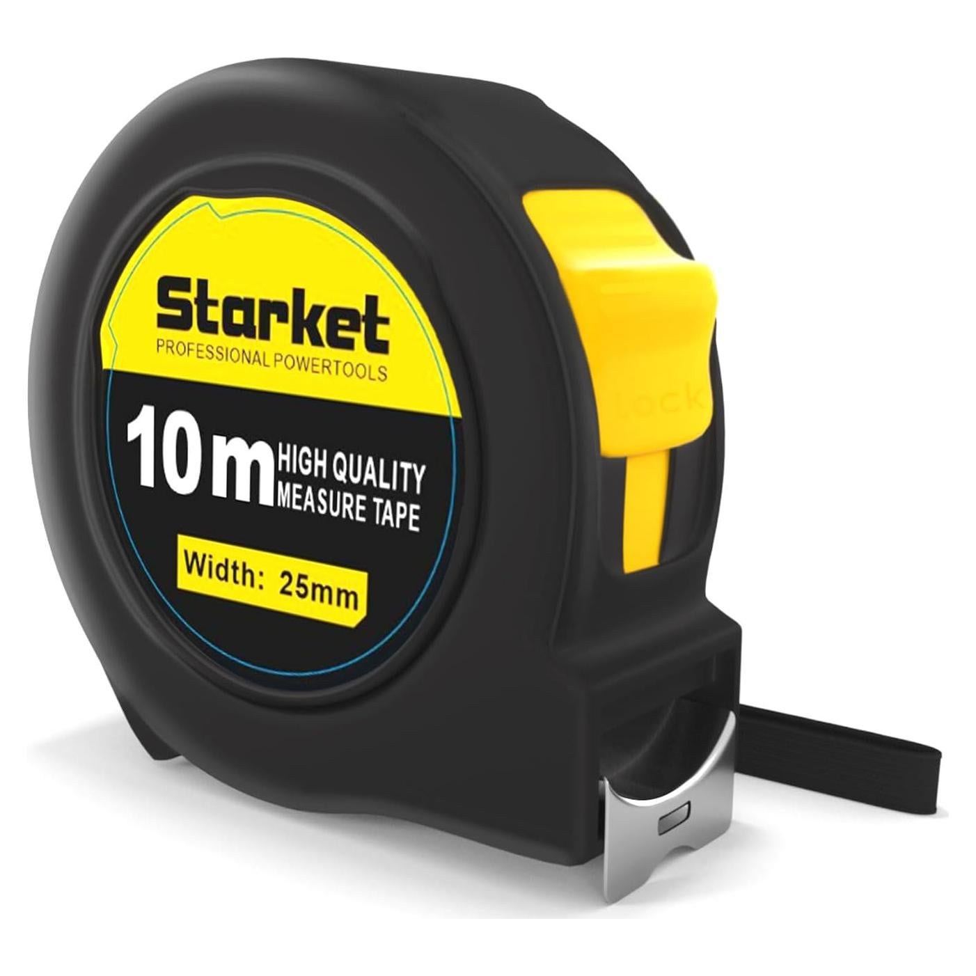 Cinta Métrica Retráctil 10 m STARKET con Escala Dual