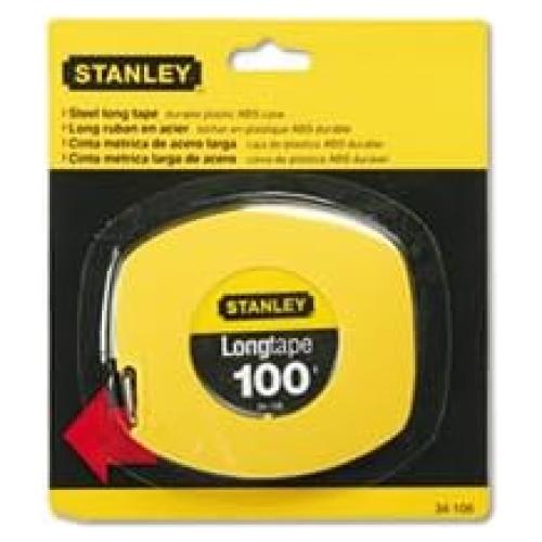 Cinta Métrica Larga STANLEY 30.48 m Amarilla con Graduaciones