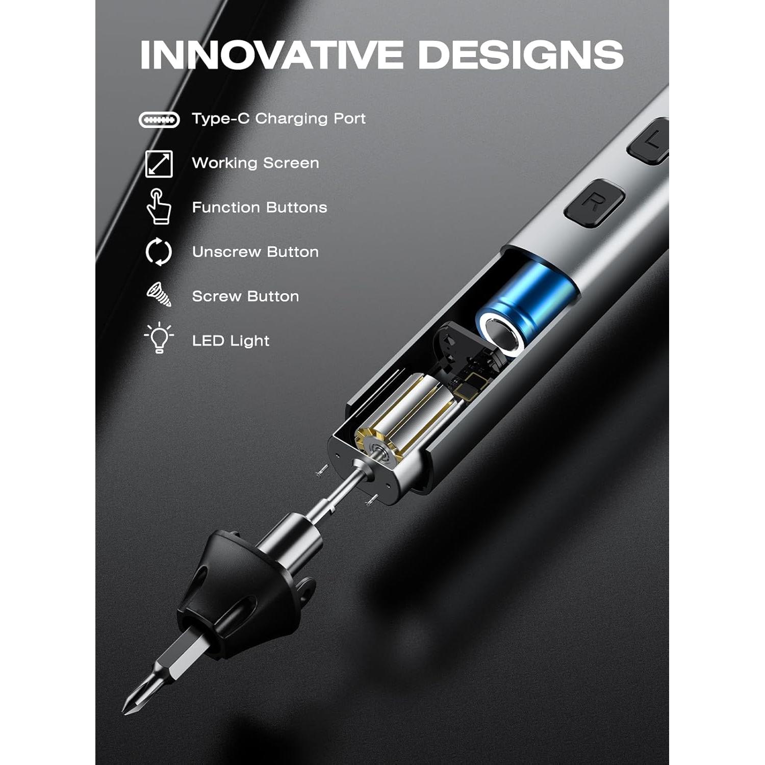 Destornillador Eléctrico Inalámbrico SmoothArmor 162 en 1