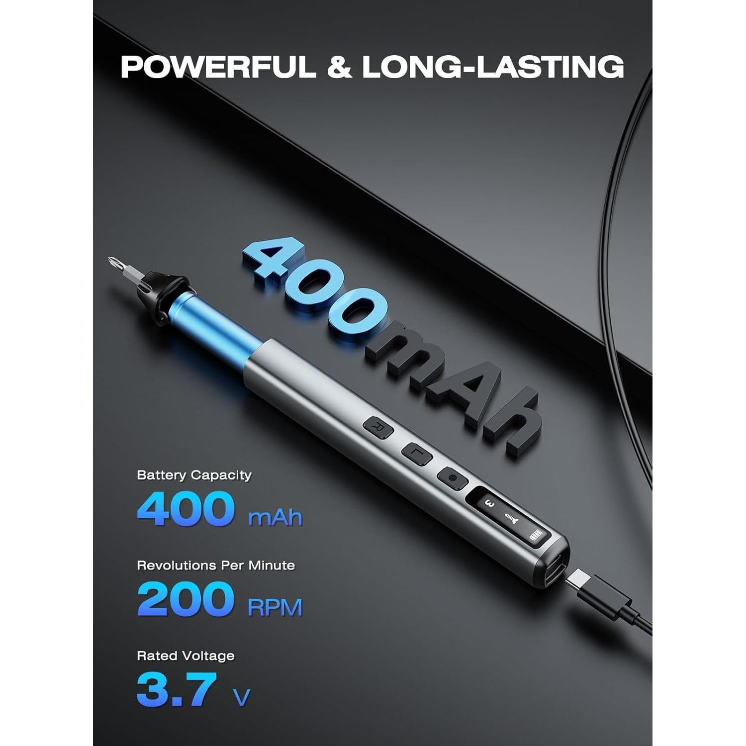 Destornillador Eléctrico Inalámbrico SmoothArmor 162 en 1