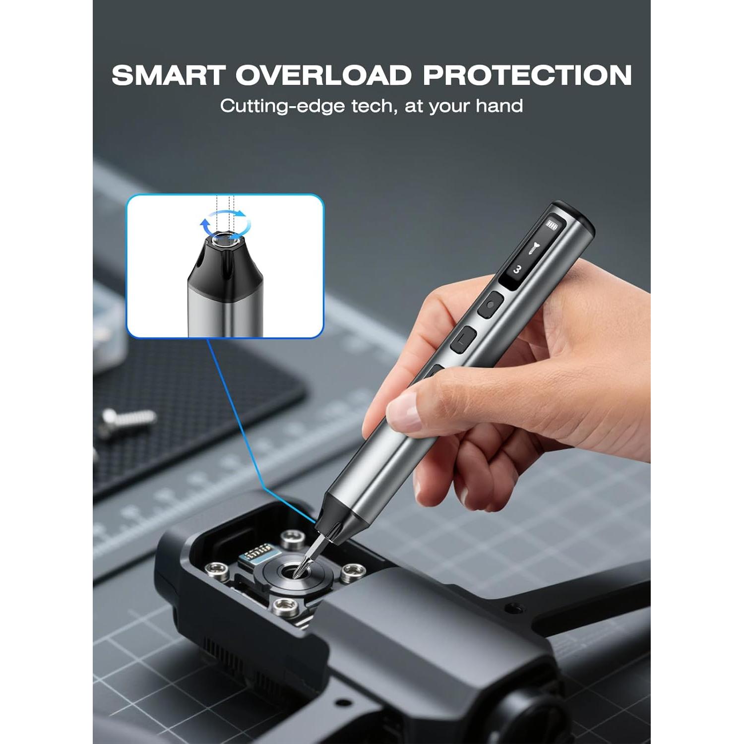 Destornillador Eléctrico Inalámbrico SmoothArmor 162 en 1