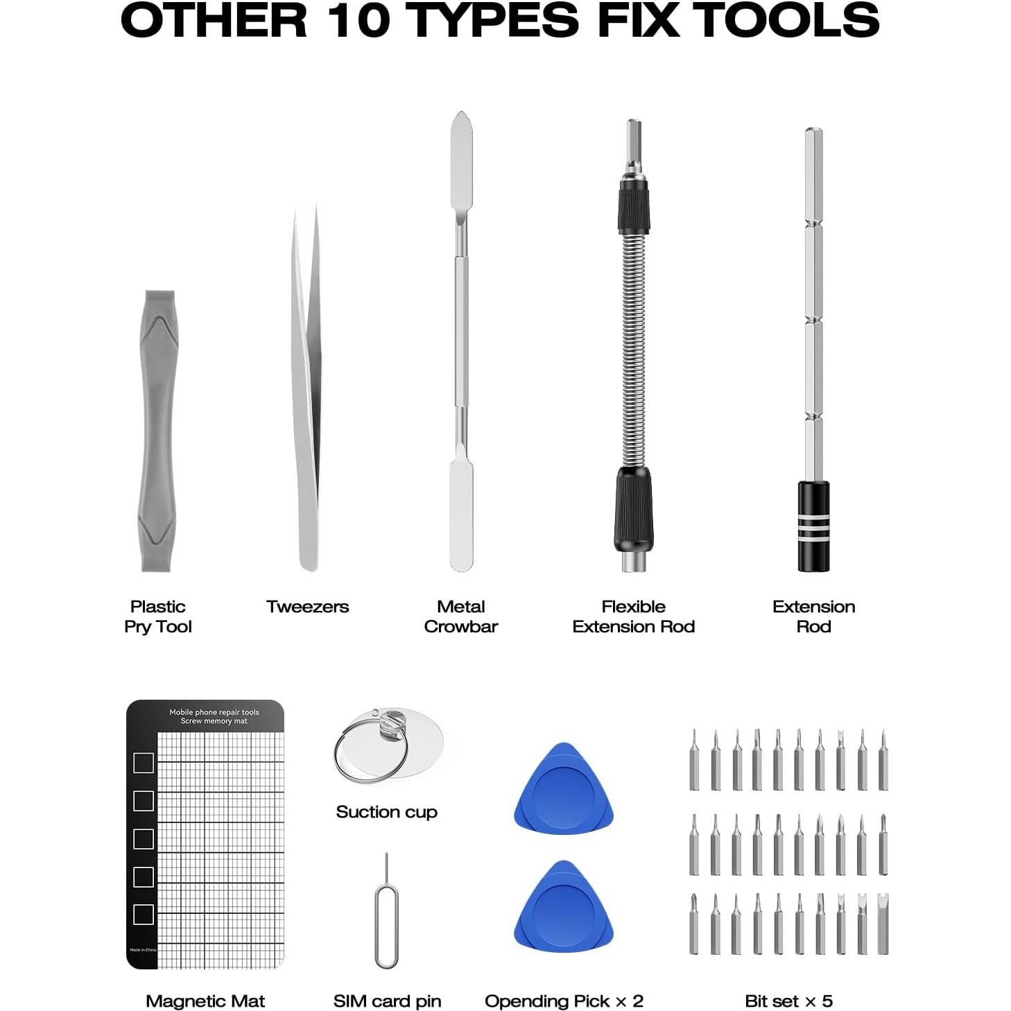 Destornillador Eléctrico Inalámbrico SmoothArmor 162 en 1