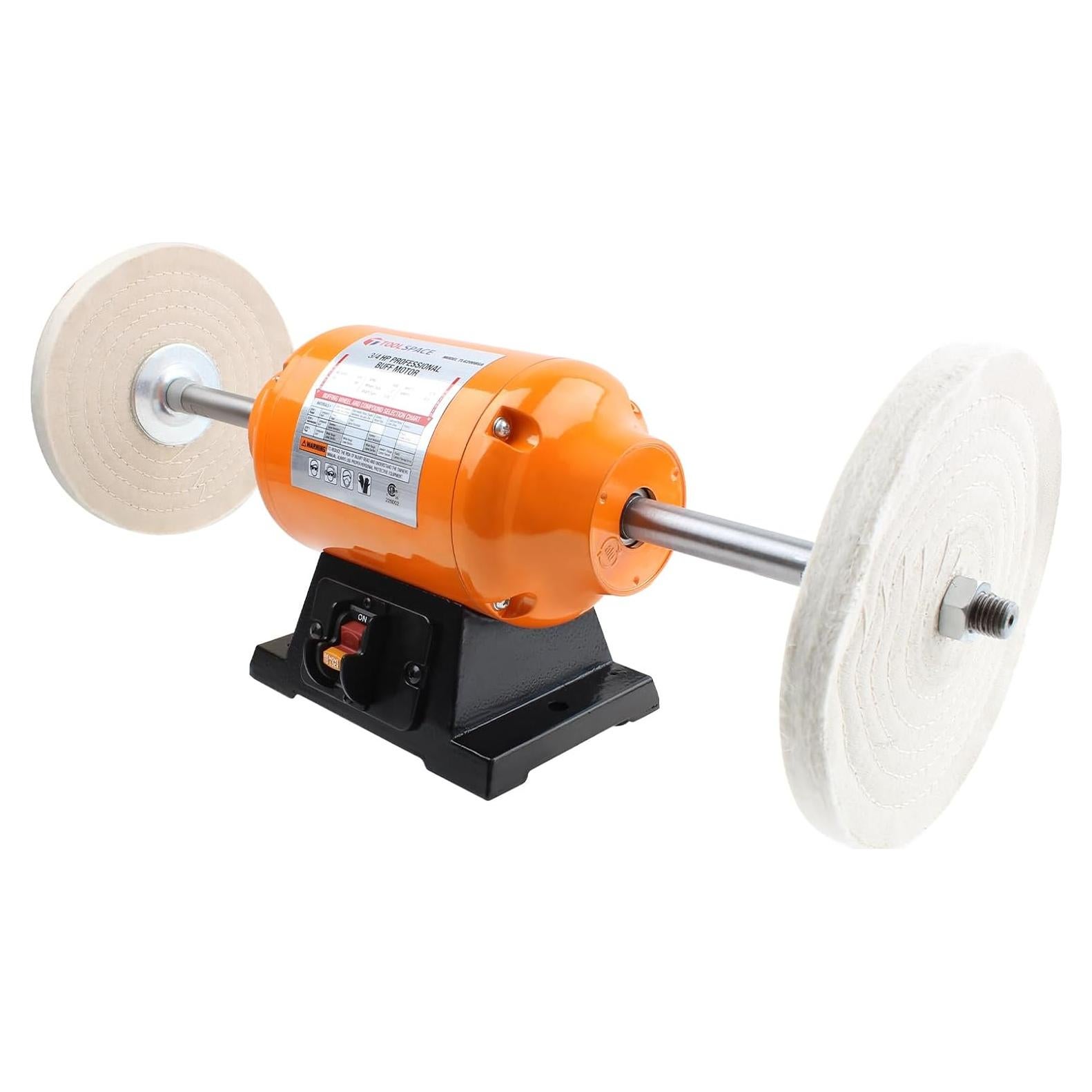 Pulidora de Banco T TOOLSPACE 8" para Metal y Joyería