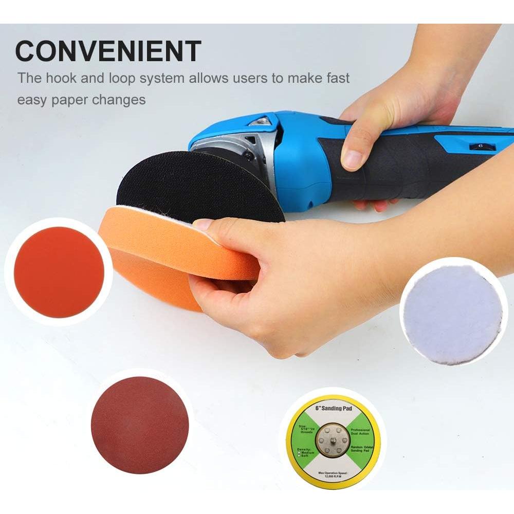 Pulidora Orbital Inalámbrica NEWONE 20V 5" 6 Velocidades