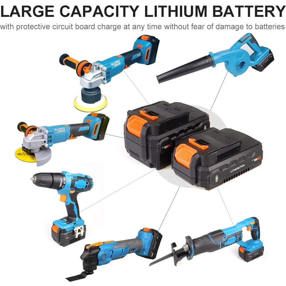 Pulidora Orbital Inalámbrica NEWONE 20V 5" 6 Velocidades