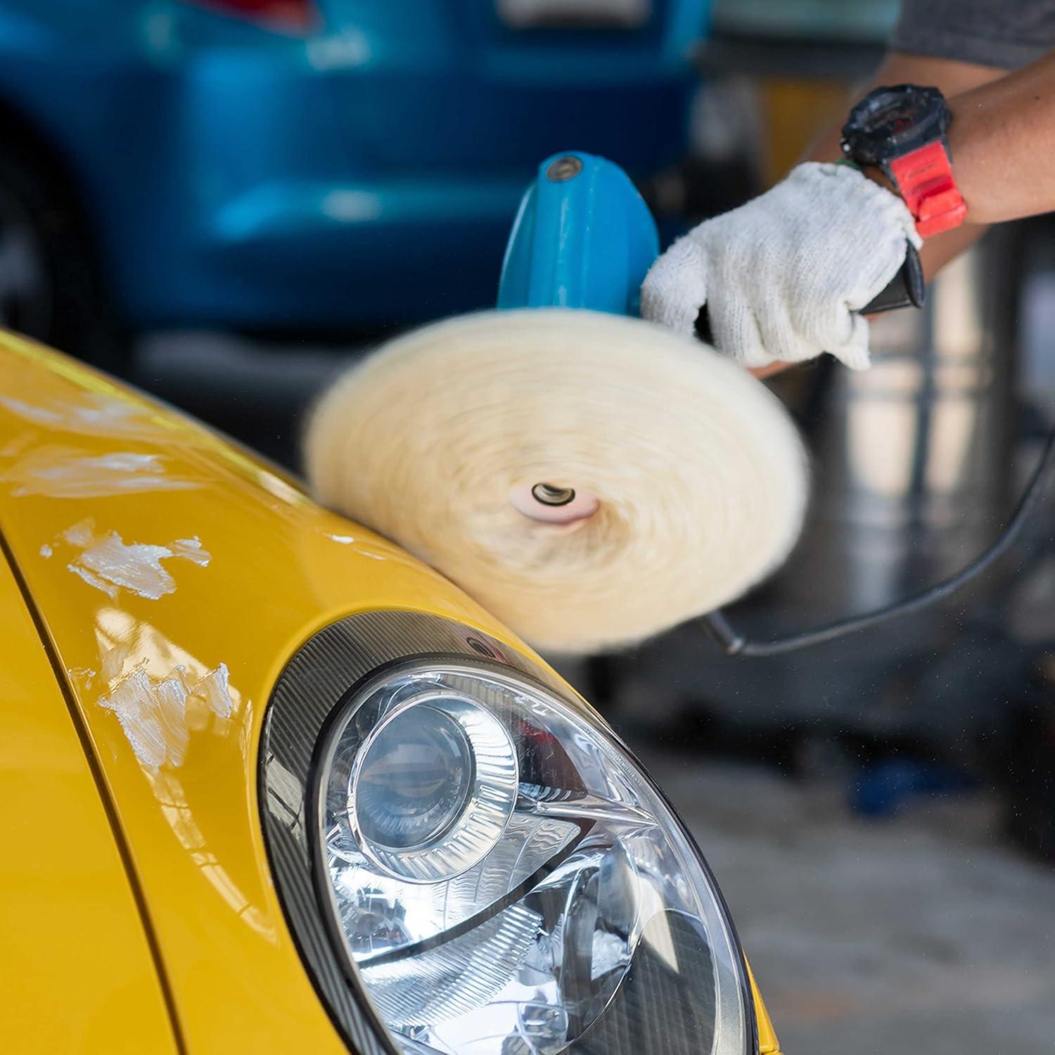 Almohadilla de Pulido TCP Global 20.32 cm 100% Lana Gancho y Bucle