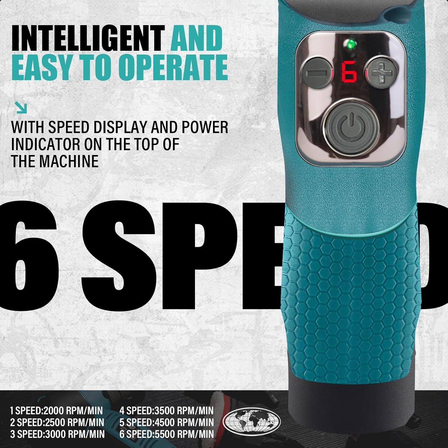 Pulidor Mini Inalámbrico AUTIWOZ KIT 2 12V 6 Velocidades