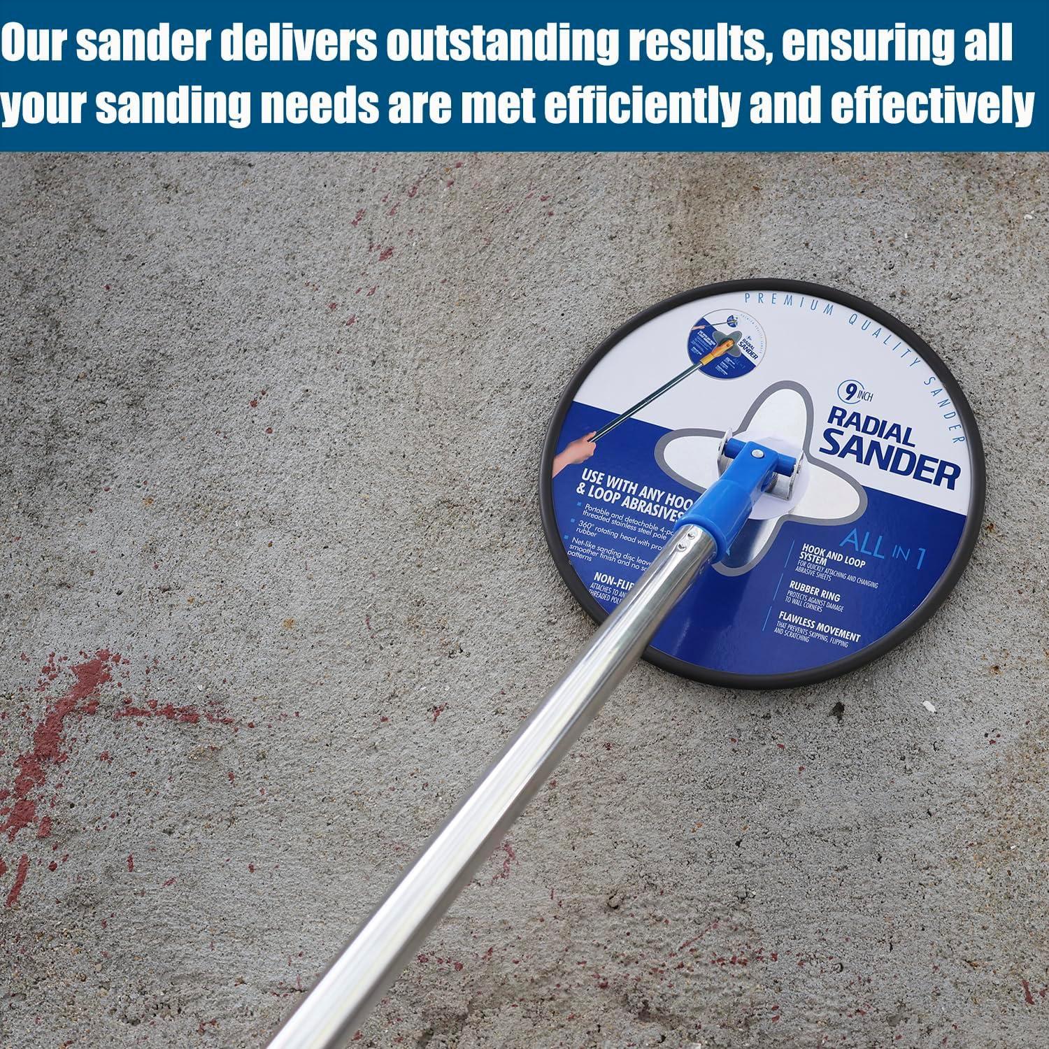 Lijadora Manual Radial Tonmp 9 Pulgadas para Yeso