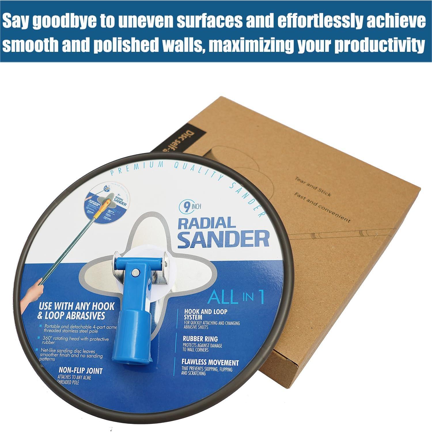 Lijadora Manual Radial Tonmp 9 Pulgadas para Yeso