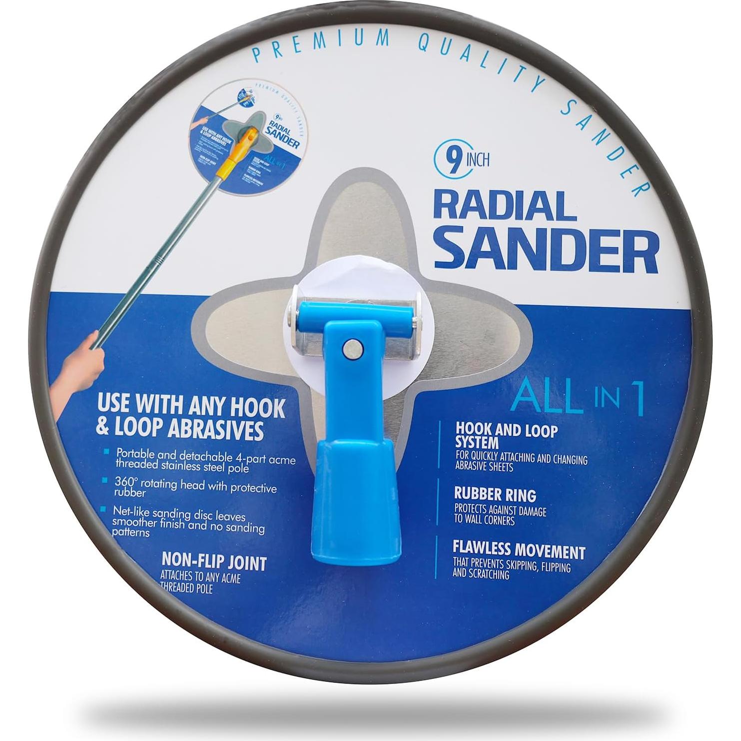 Lijadora Manual Radial Tonmp 9 Pulgadas para Yeso