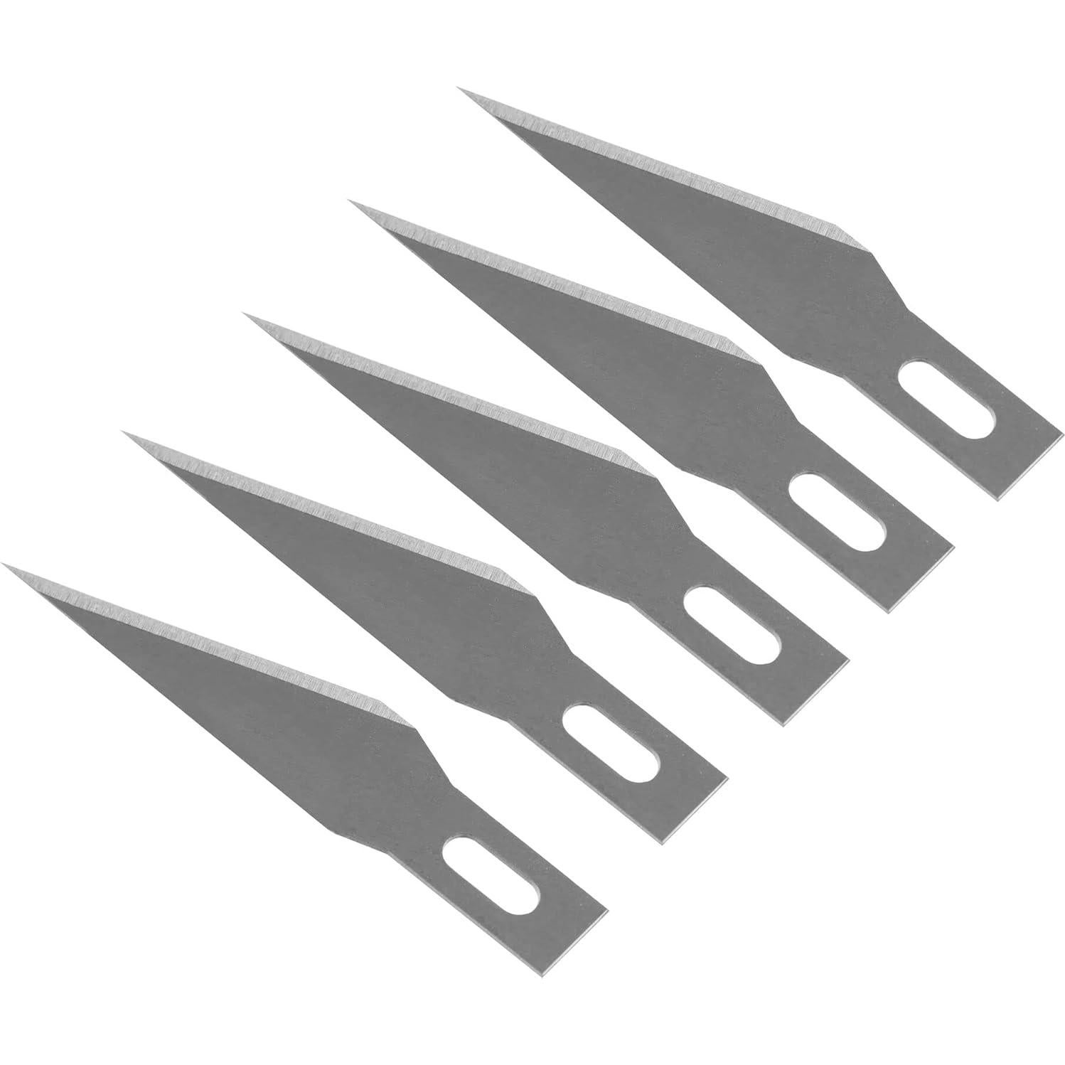 Cuchilla de Hobby Stanley 11-411 - 5 Piezas Acero Carbono