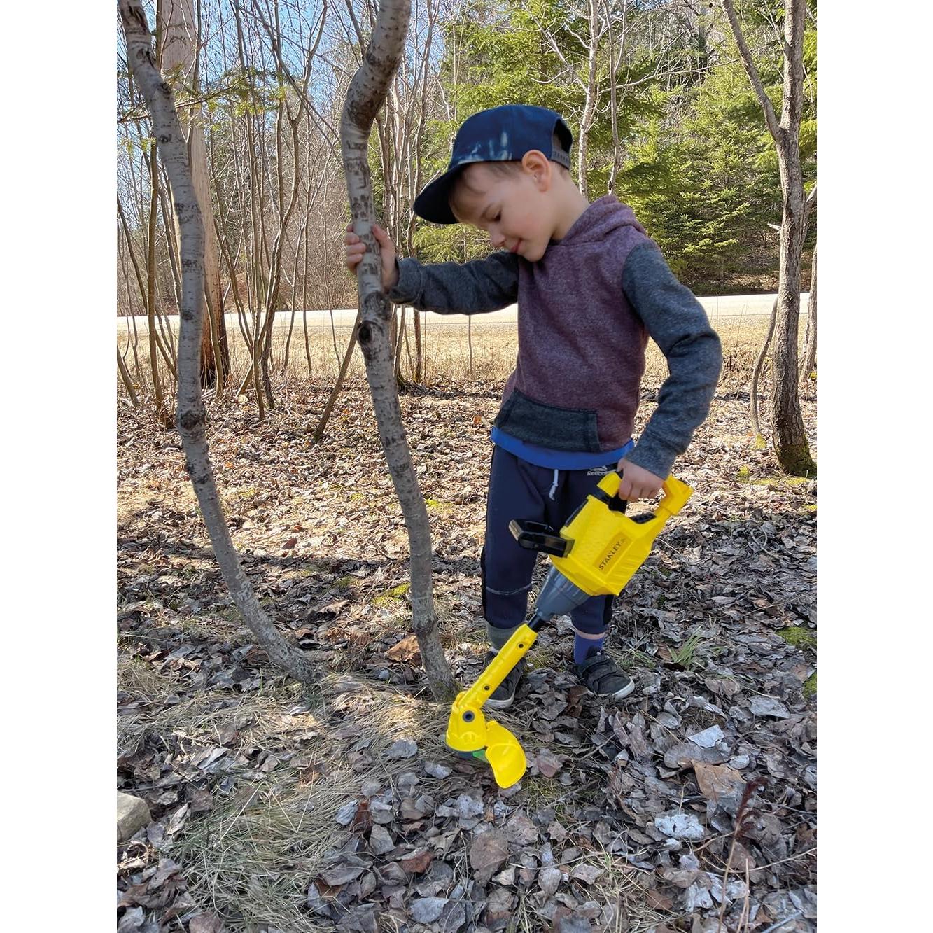 Recortadora de Maleza de Juguete a Batería Red Toolbox Stanley Jr.