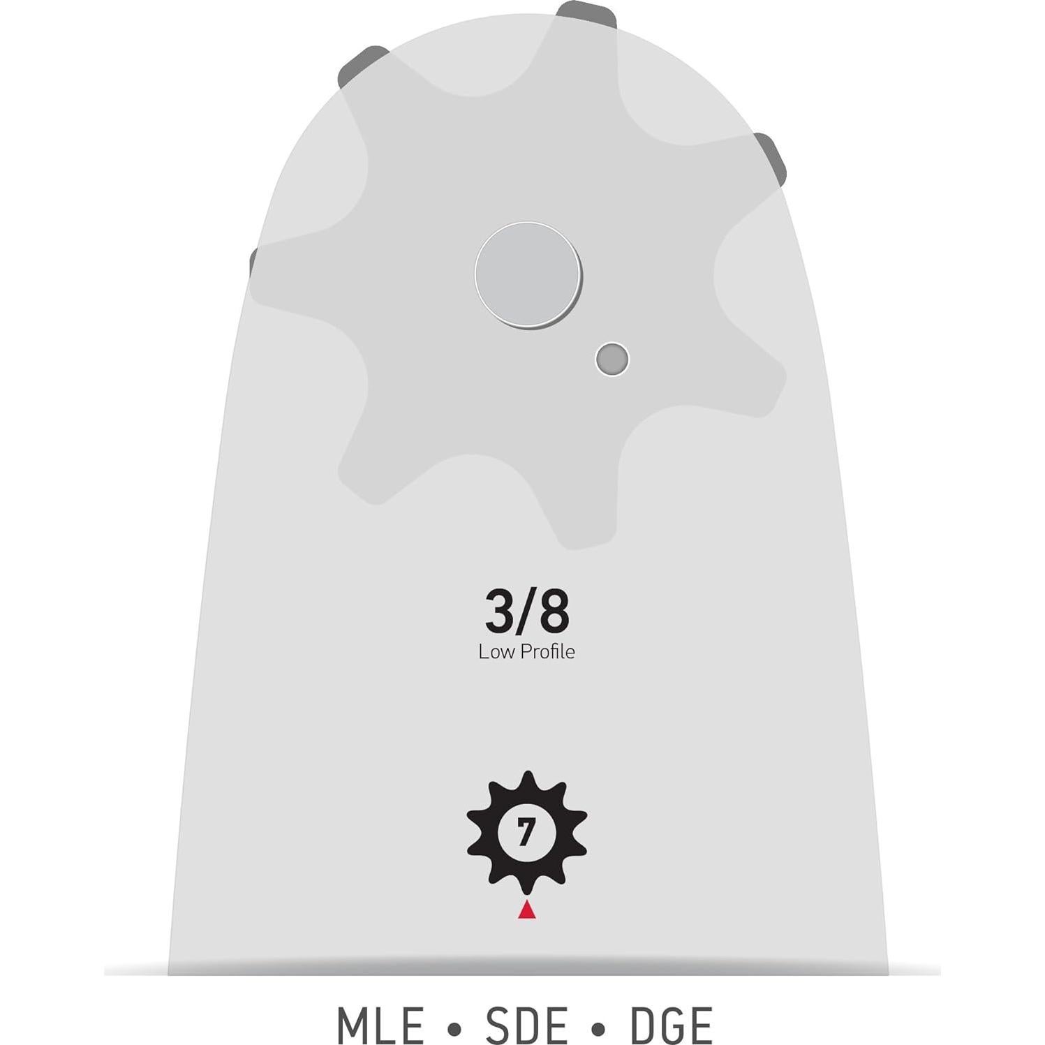 Barra Doble Guard Oregon 140SDEA095 35.56 cm .050" 3/8" Pitch