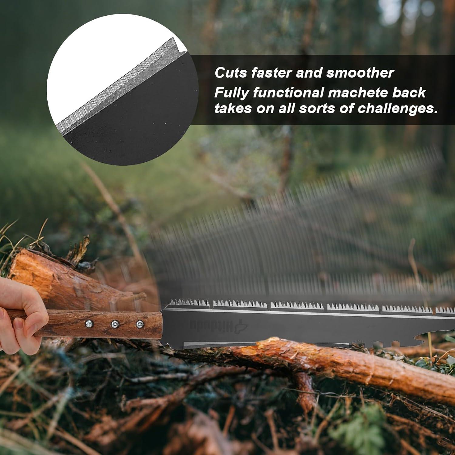 Sierra de Mano Multifuncional Hitdudu con Machete 87 cm