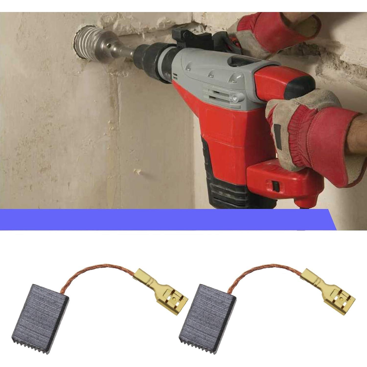 Cepillos de Carbono 15x10x5mm Crear Idea para Taladro y Amoladora