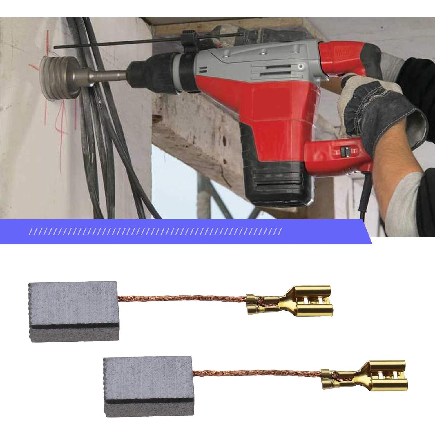 Cepillos de Carbono 15x10x5mm Crear Idea para Taladro y Amoladora