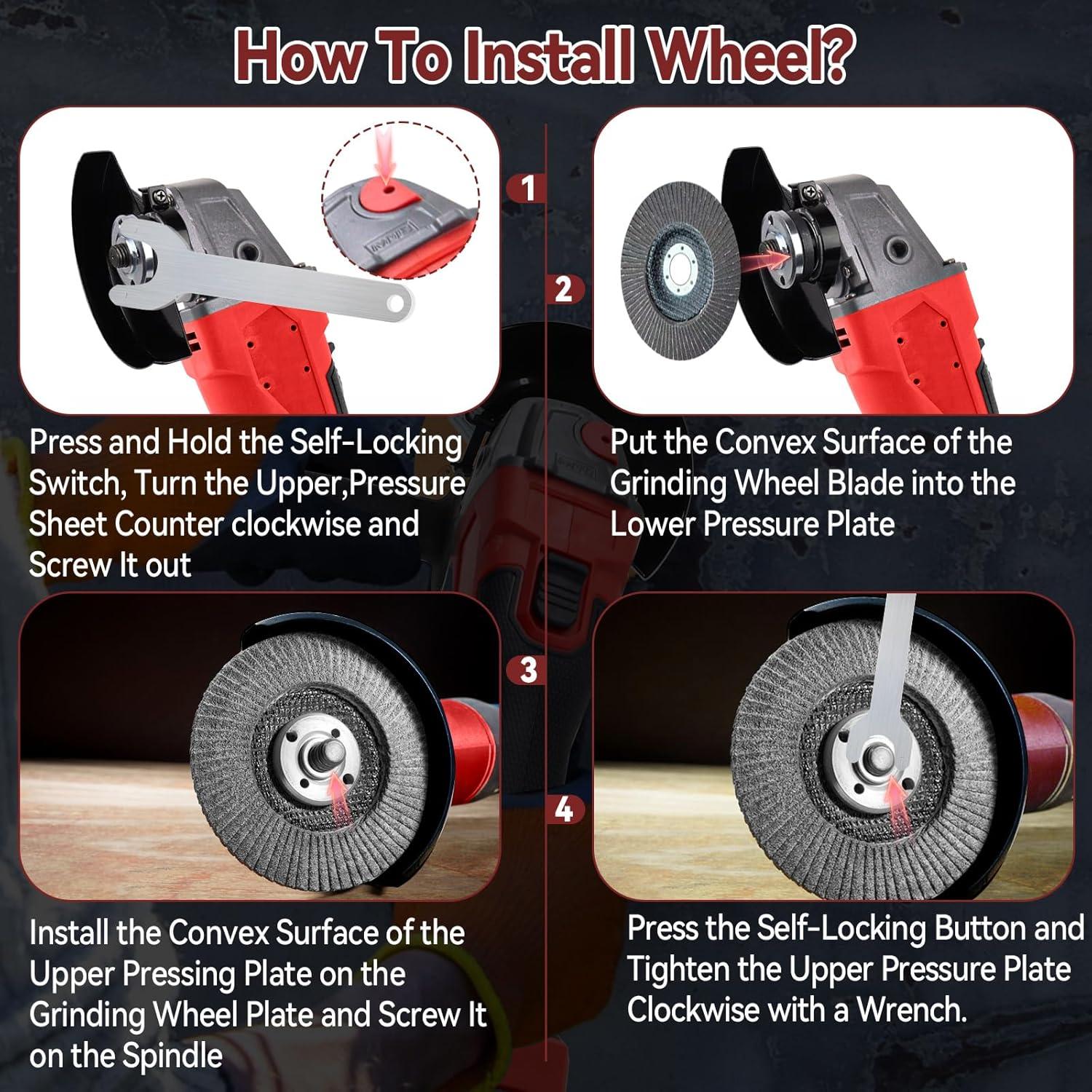 Amoladora Angular Inalámbrica Milwaukee 18V 125mm 12000RPM