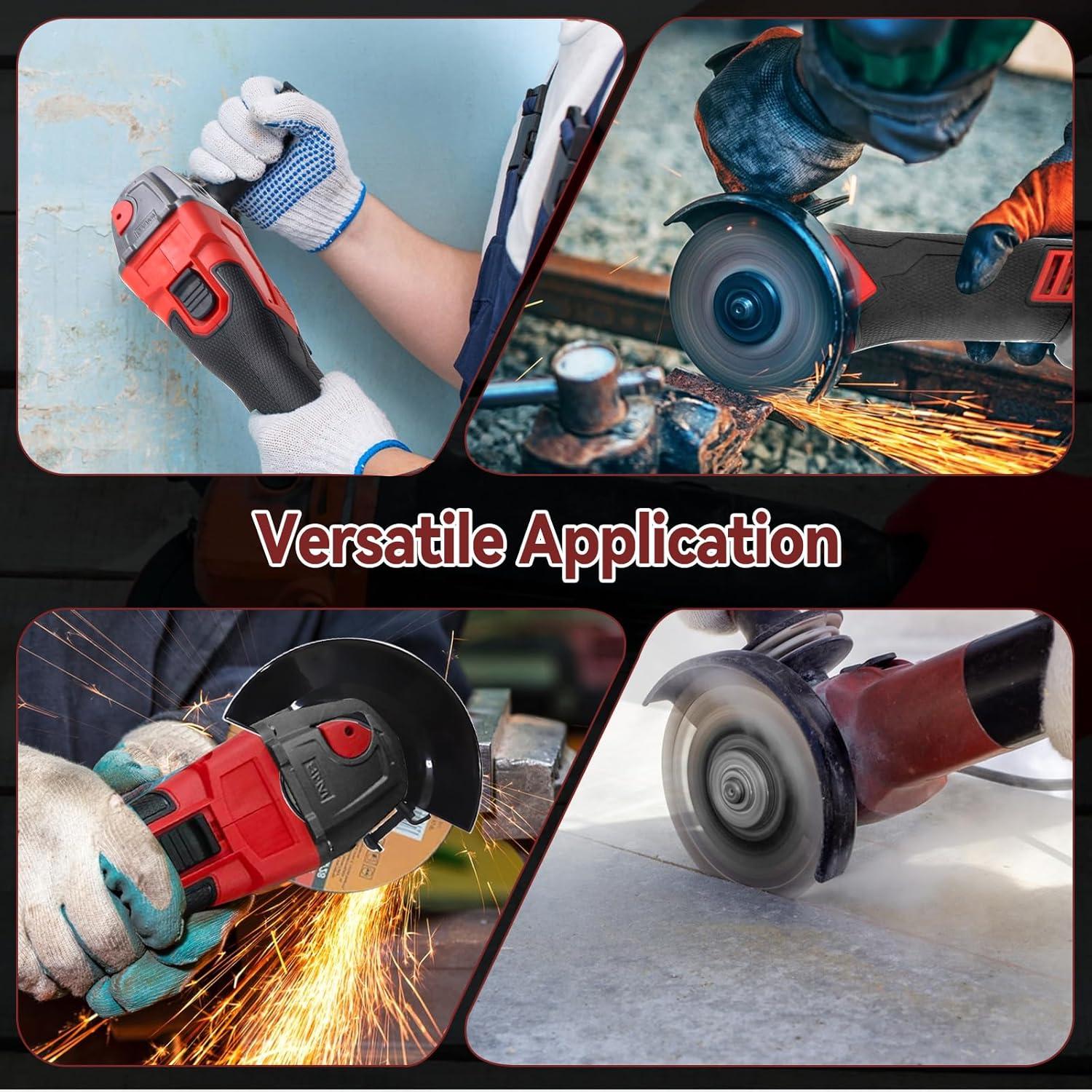 Amoladora Angular Inalámbrica Milwaukee 18V 125mm 12000RPM