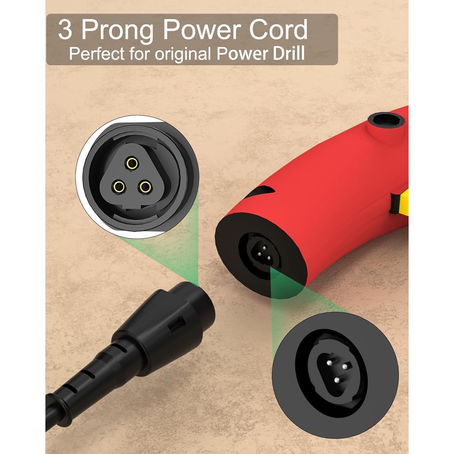 Cable de Alimentación WUKUR 5.03m para Milwaukee Quick Lock