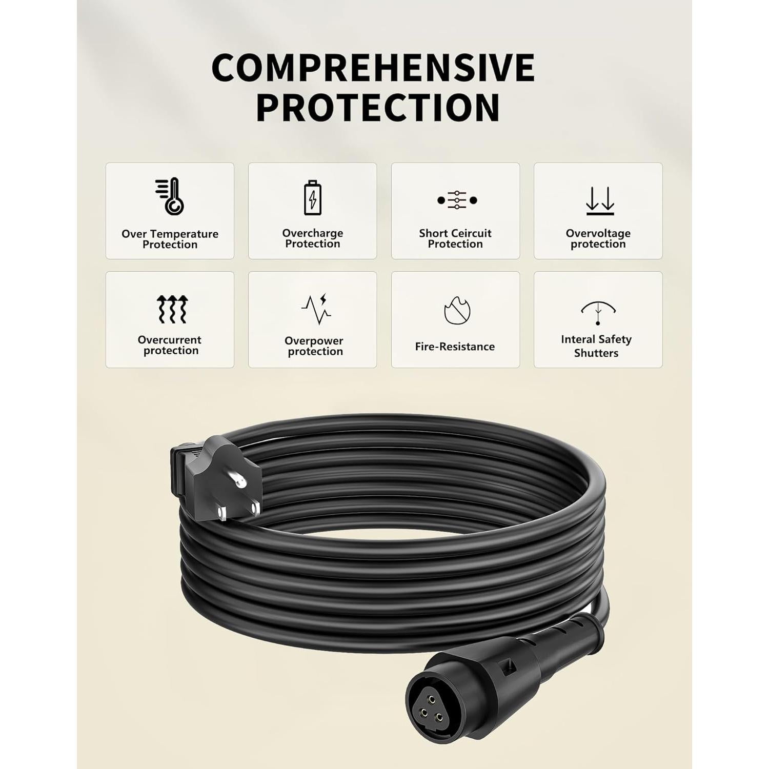 Cable de Alimentación WUKUR 5.03m para Milwaukee Quick Lock