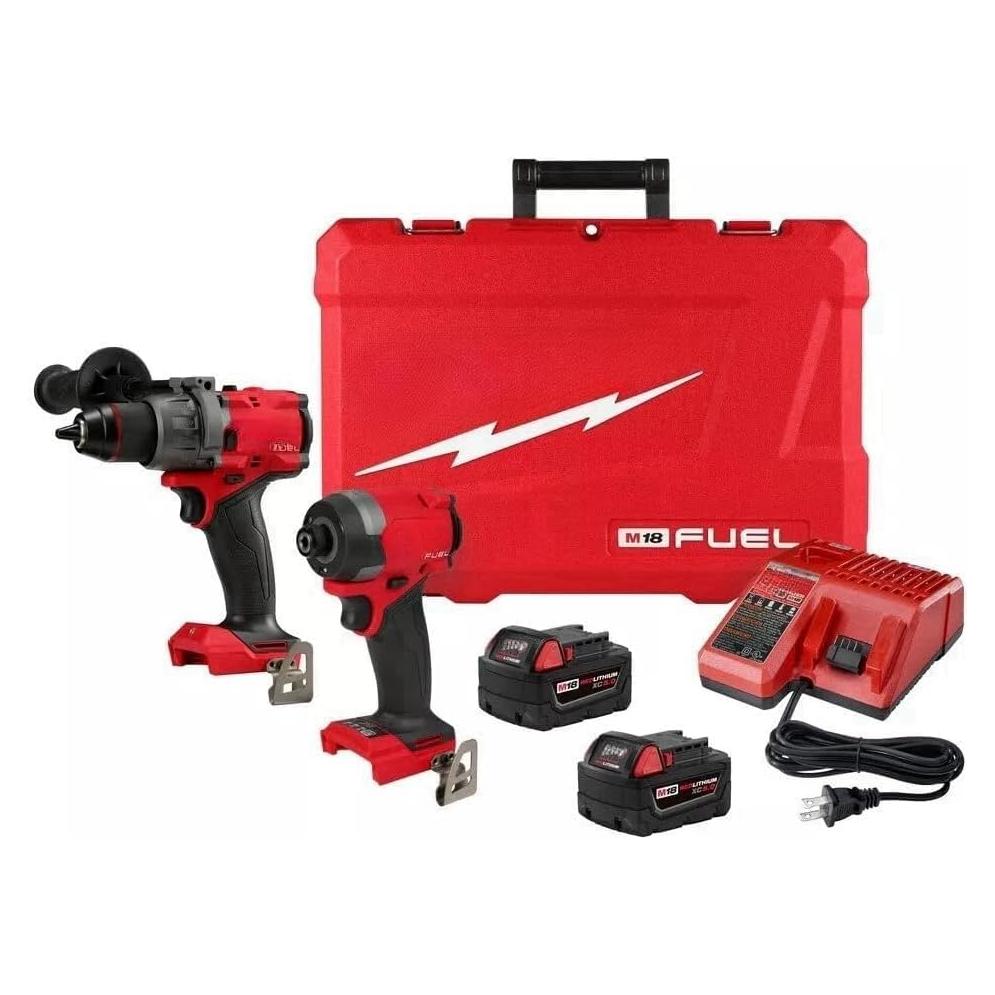 Kit Combo 2 Herramientas Milwaukee M18 FUEL 18V Martillo y Destornillador