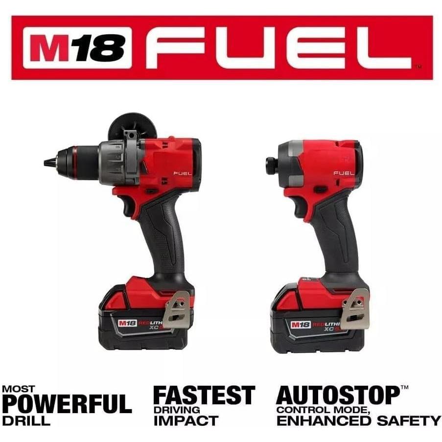 Kit Combo 2 Herramientas Milwaukee M18 FUEL 18V Martillo y Destornillador