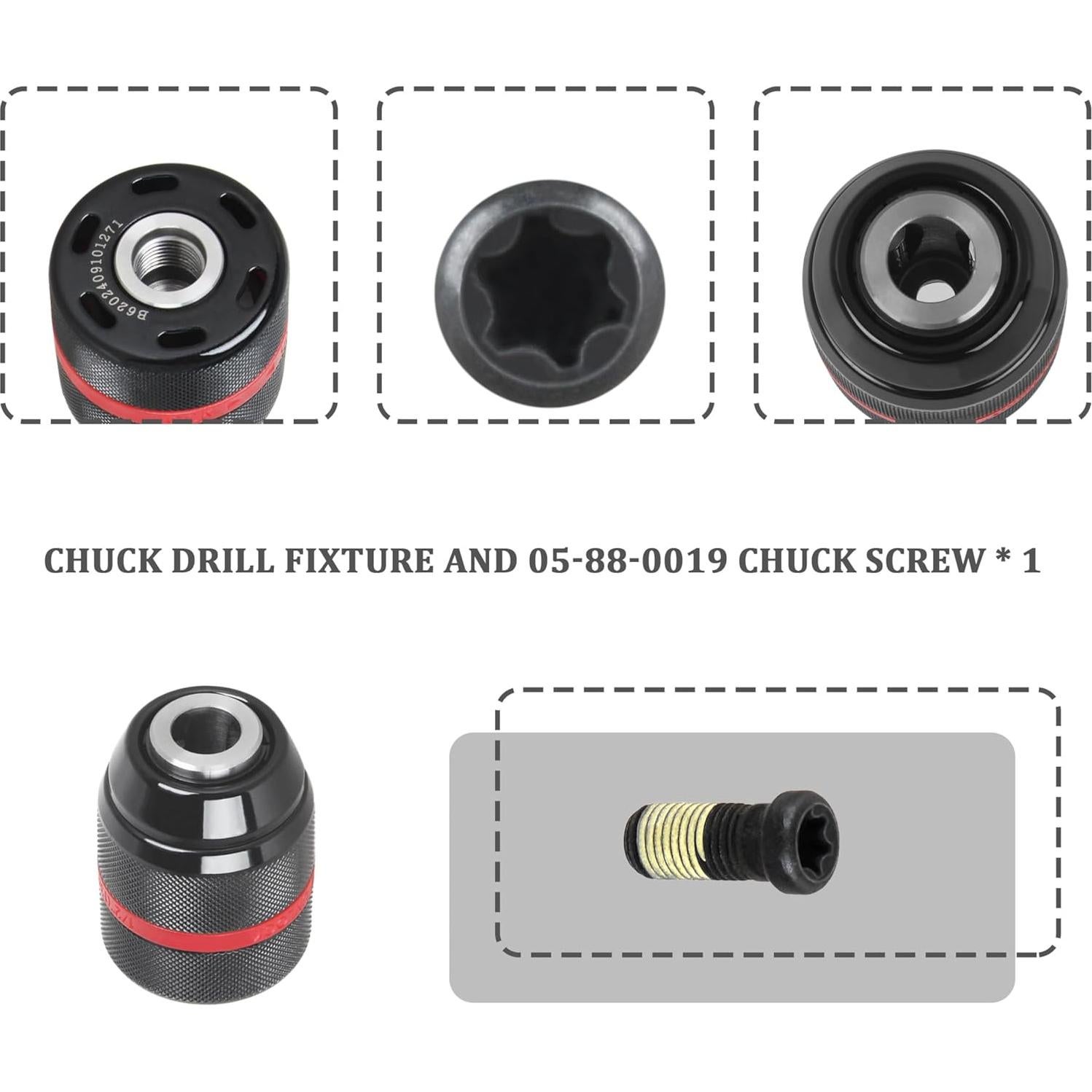 Mandril Sin Llave 1/2" HOLEPU para Taladros Milwaukee M18