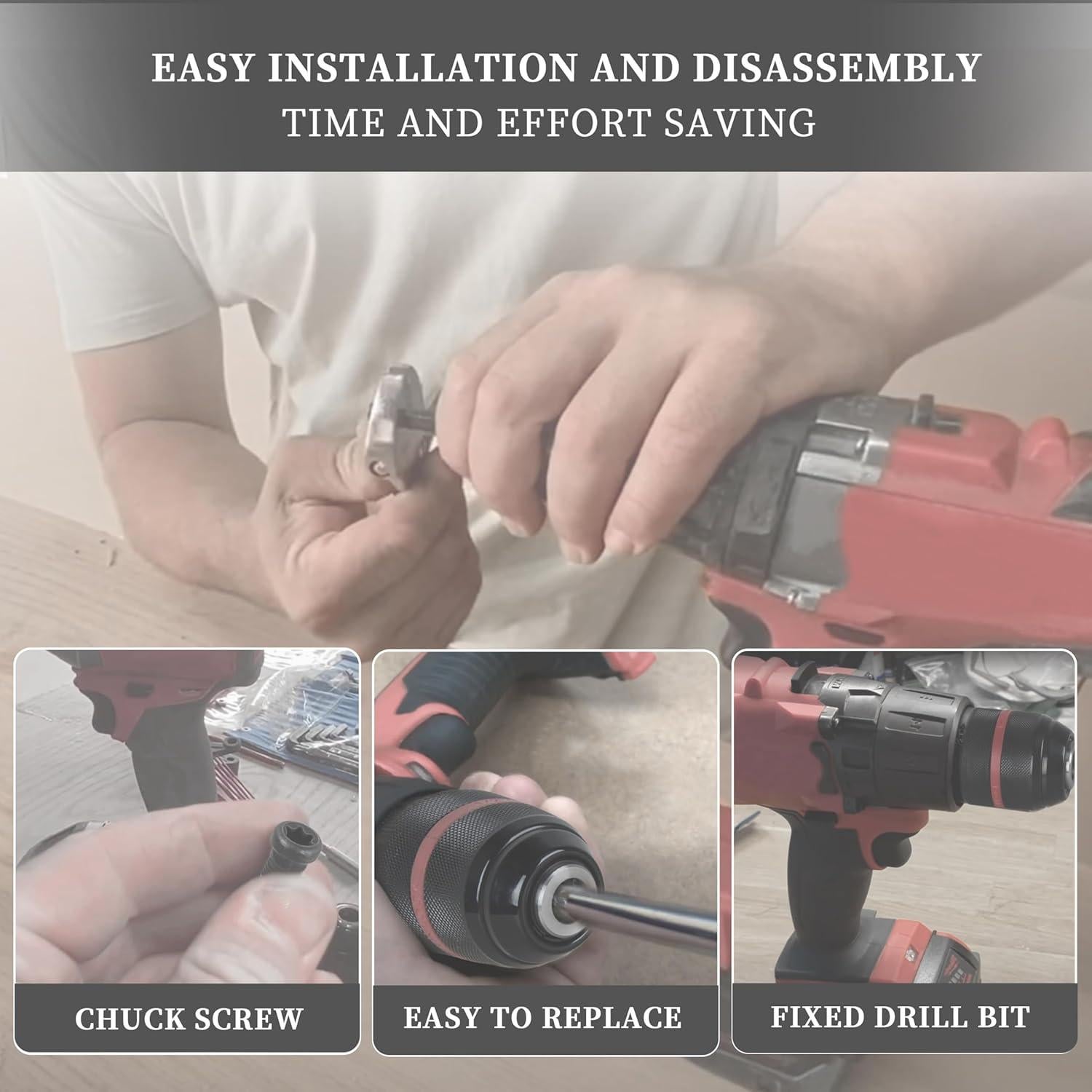 Mandril Sin Llave 1/2" HOLEPU para Taladros Milwaukee M18