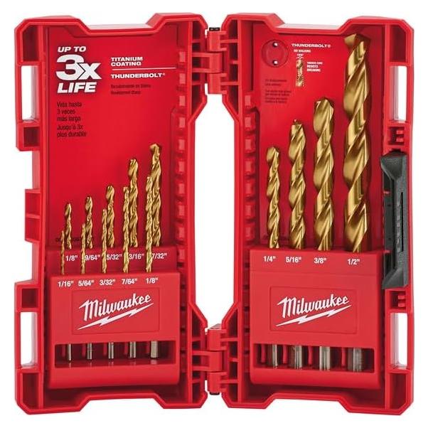 Juego de Brocas de Titanio Milwaukee 14 Piezas 48-89-0011
