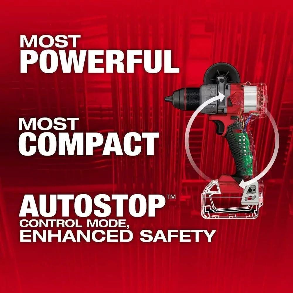 Taladro de Percusión Inalámbrico Milwaukee M18 FUEL 18V 1400 Nm