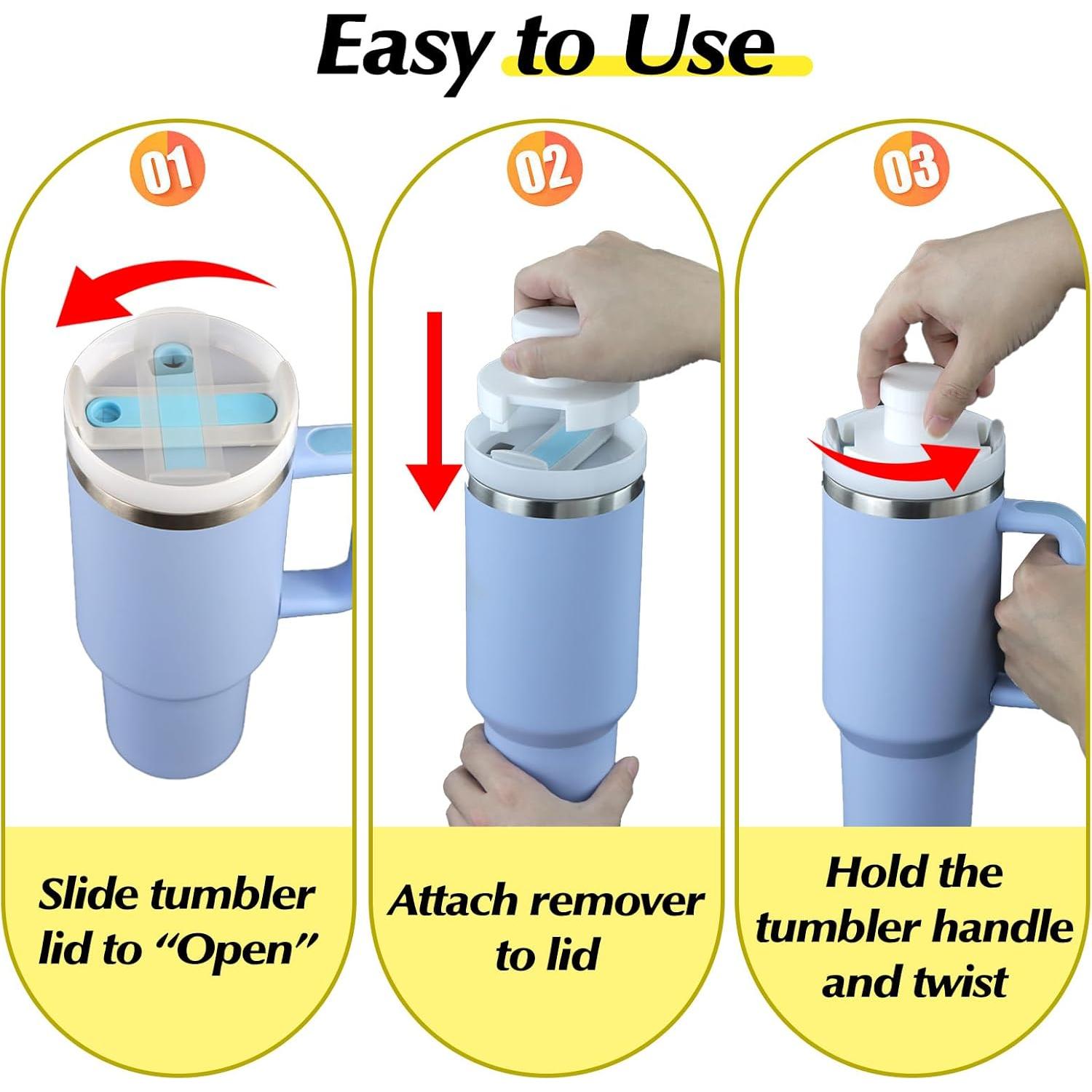 Abridor de Tapas Stanley Cup - Herramienta Ergonómica 567/850 ml