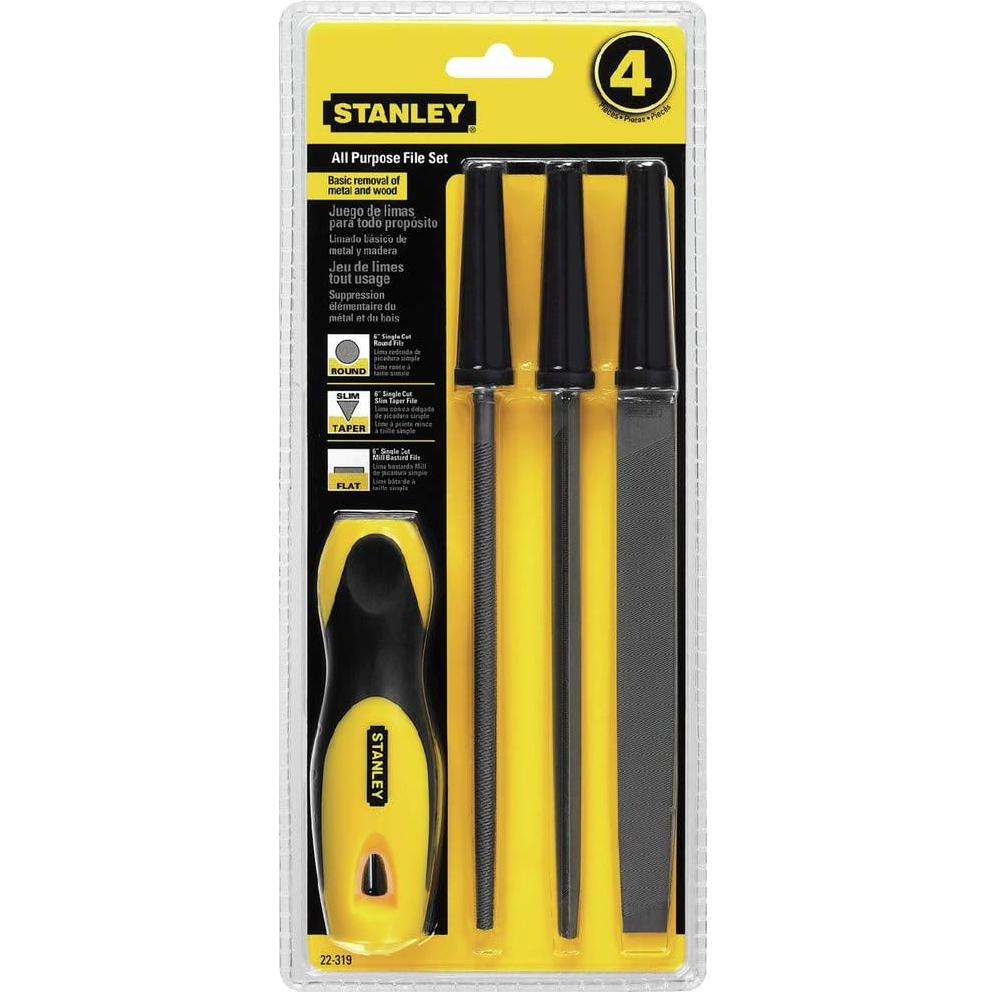 Set de Archivos Stanley 22-319 con Mango Intercambiable