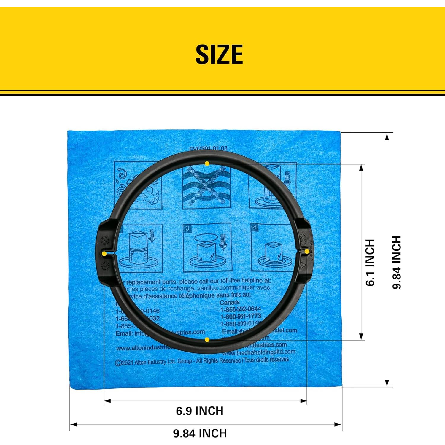Filtro Reutilizable STANLEY 19-1500 para Aspiradoras 5-6 Gal