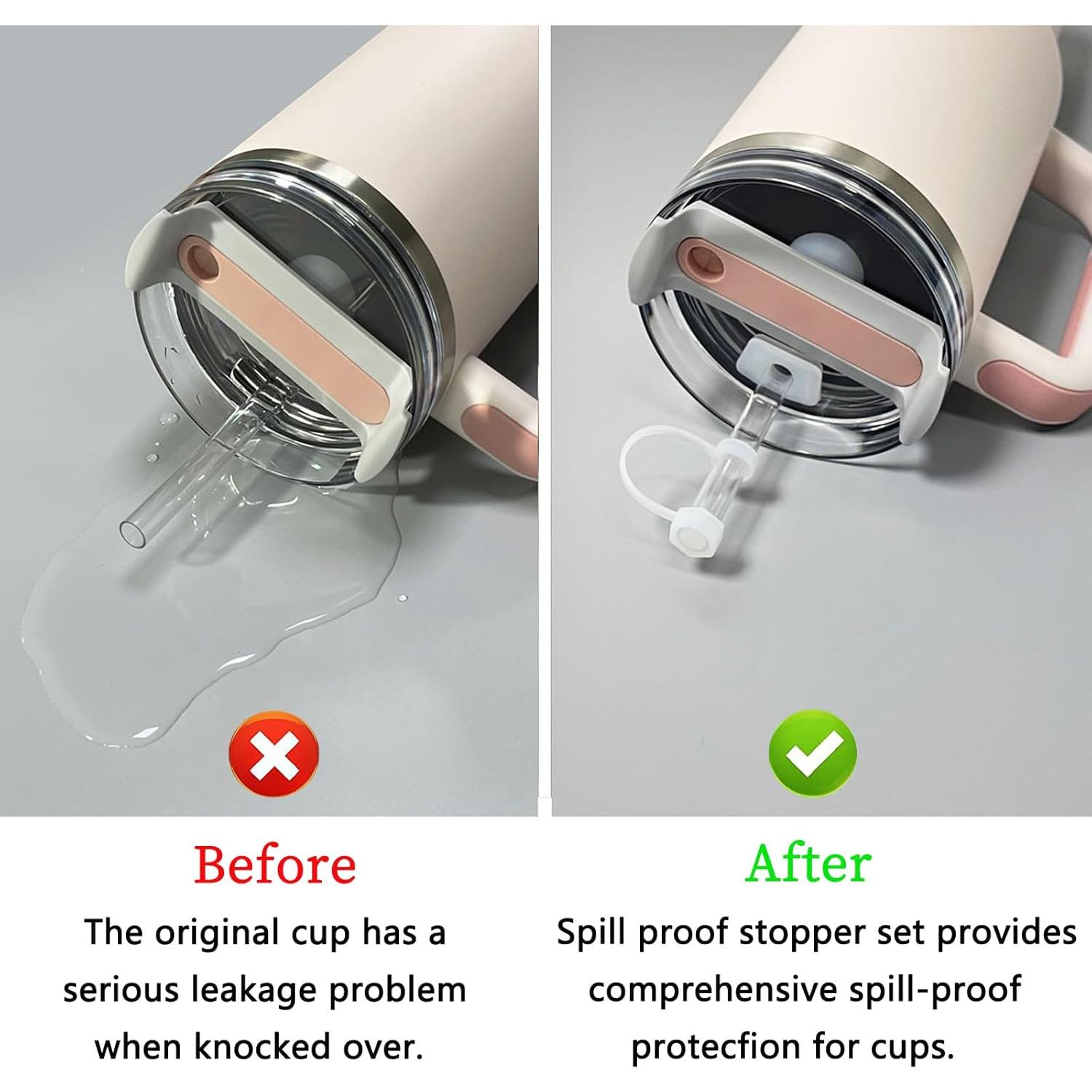 Juego de 8 Tapones de Silicona KACPAUQEL para Vaso Stanley 2.0