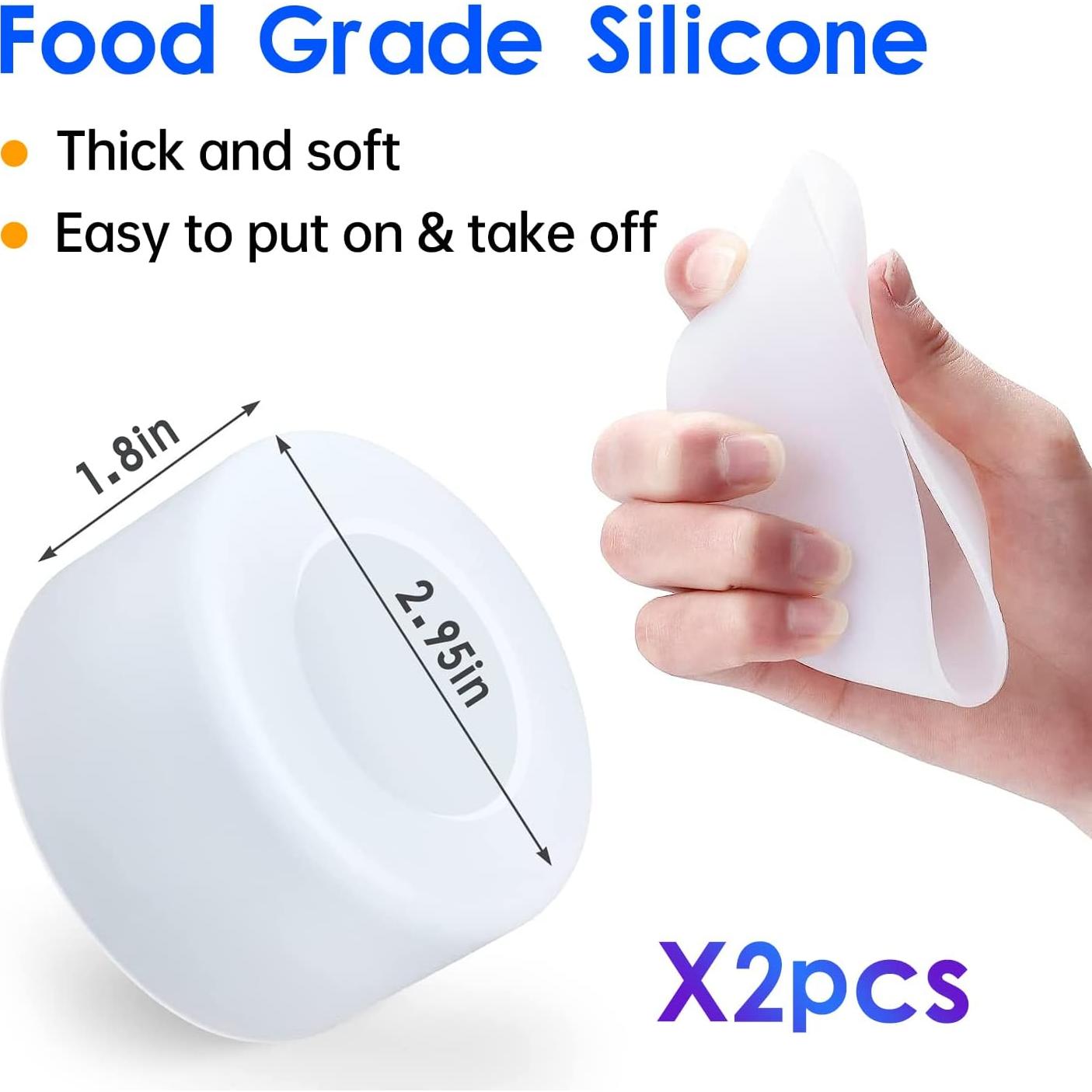 Juego de 8 Tapones de Silicona KACPAUQEL para Vaso Stanley 2.0