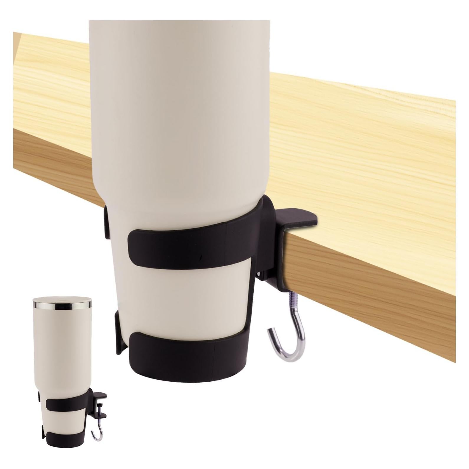 Soporte para Taza de Escritorio Gosknor 2-en-1 Negro Ajustable