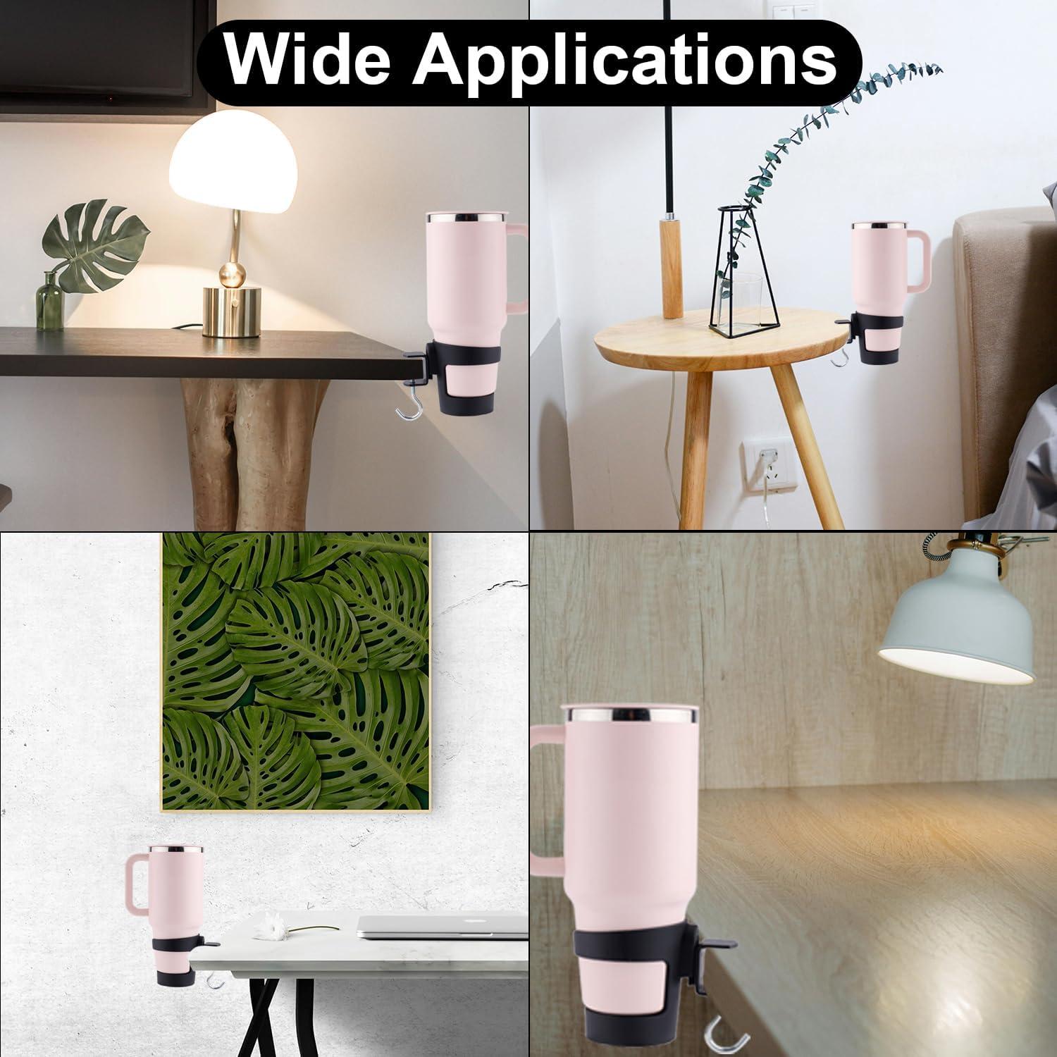 Soporte para Taza de Escritorio Gosknor 2-en-1 Negro Ajustable