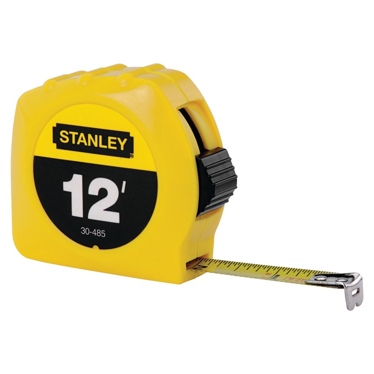 Regla de cinta Stanley 30-485 3.81 cm x 3.66 m amarilla